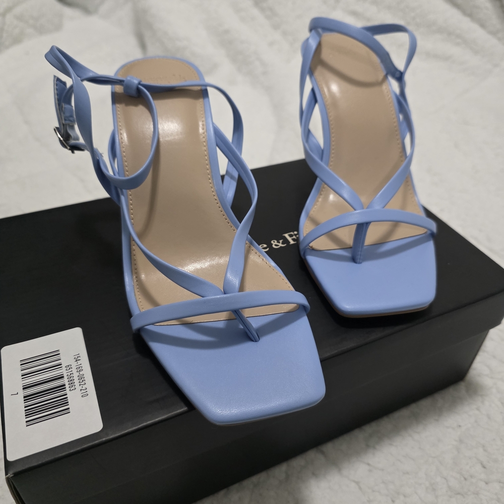Abercrombie & Fitch Light Blue Heels